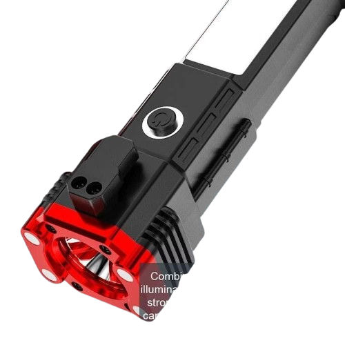 Portable Rechargeable Torch LED Flashlight - with Power Bank