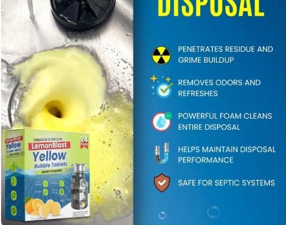 LemonBlast™ Deep Cleaning Bubble Tablets