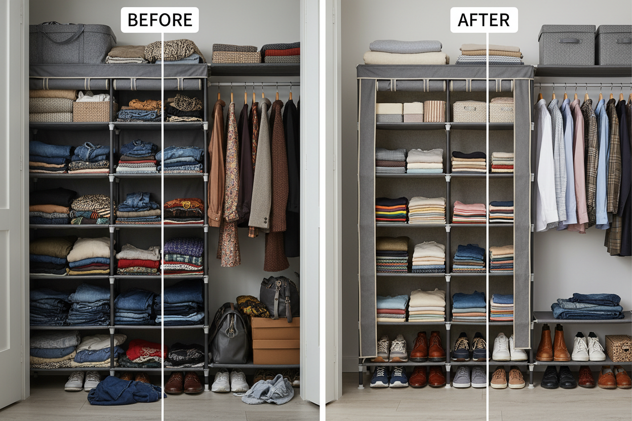 Before and after organization