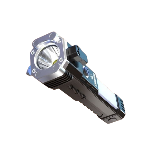 Portable Rechargeable Torch LED Flashlight - with Power Bank